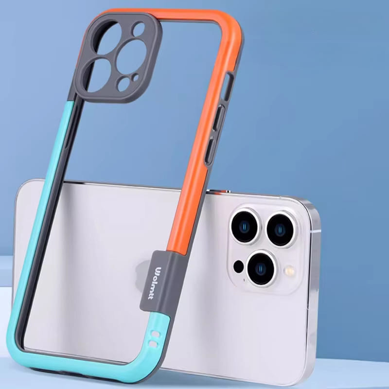 Dual-Tone Protective iPhone Case with Raised Camera Ring – Shock-Absorbing Silicone Frame for All iPhone 13 14 15 16 17 Series Air Pro Max | Thomler