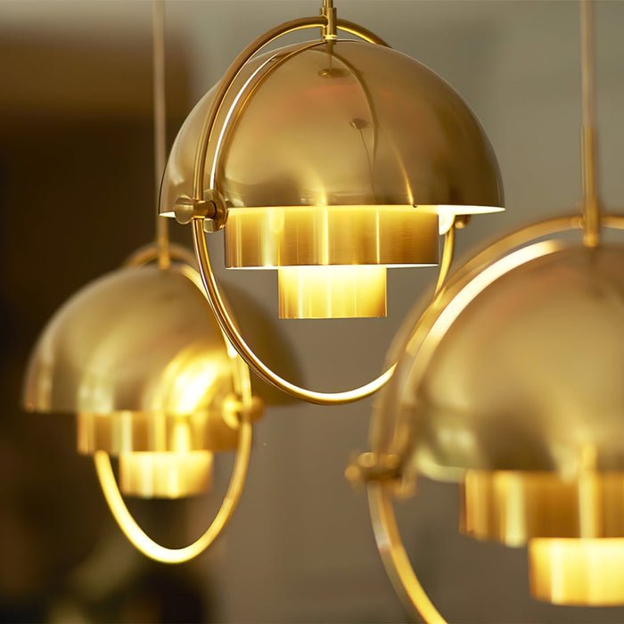 Pendant Light Metal Steel E27 Black Brass Dining Room Scandinavian Ceiling Lamp | Thomler