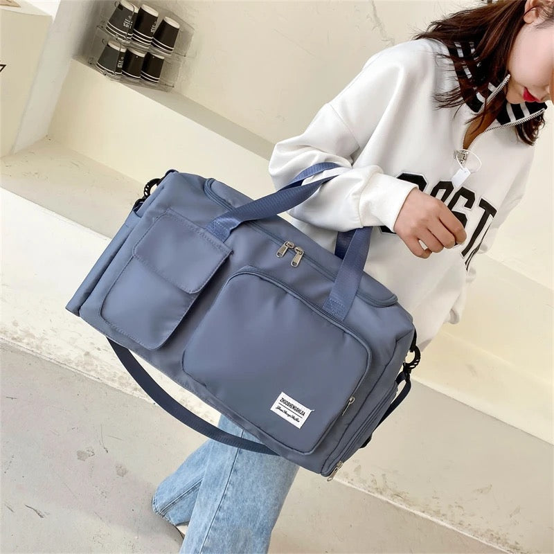 Gym Duffle Bag with Shoe Compartment – Multi-Pocket Travel Duffel for Sports & Weekends | Thomler