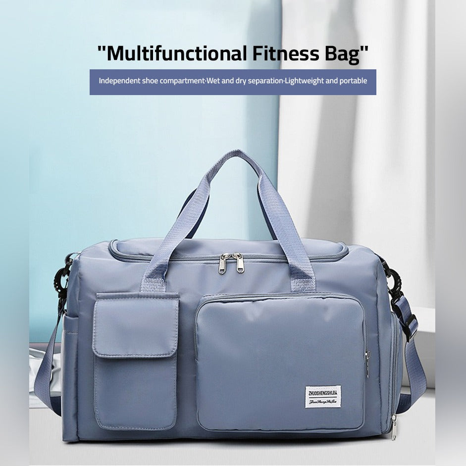 Gym Duffle Bag with Shoe Compartment – Multi-Pocket Travel Duffel for Sports & Weekends | Thomler