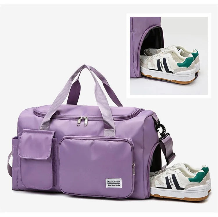 Gym Duffle Bag with Shoe Compartment – Multi-Pocket Travel Duffel for Sports & Weekends | Thomler