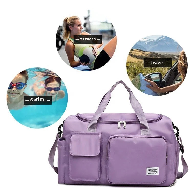 Gym Duffle Bag with Shoe Compartment – Multi-Pocket Travel Duffel for Sports & Weekends | Thomler