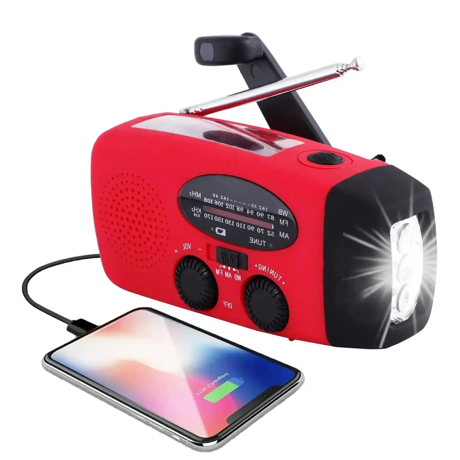 SOSGuard - Noodradio & Multifunctionele Tool op Zonne-Energie