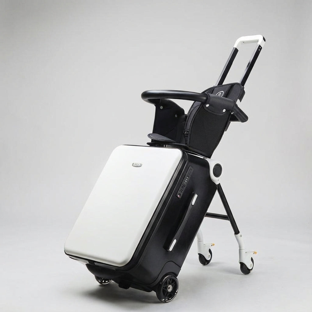 Kids Rolling Carry-On with Built-In Ride Seat for Travel & Airport Fun | Thomler