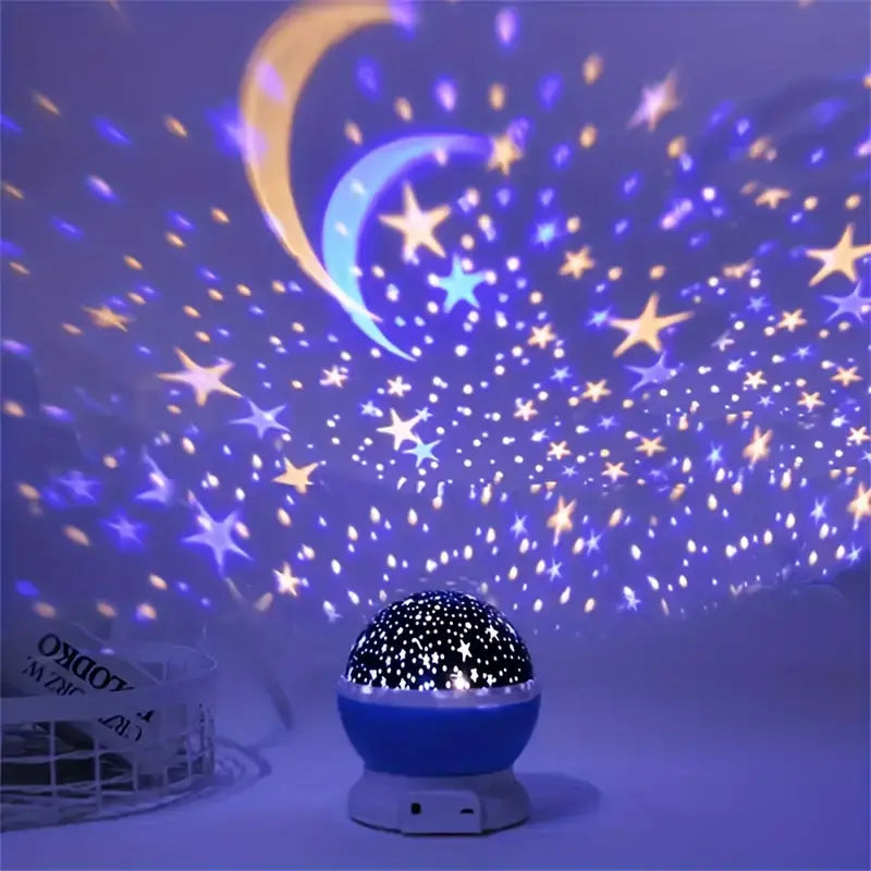 Sternenhimmel-Nachtlampe mit LED – Projektor für Kinderzimmer & Schlafzimmer