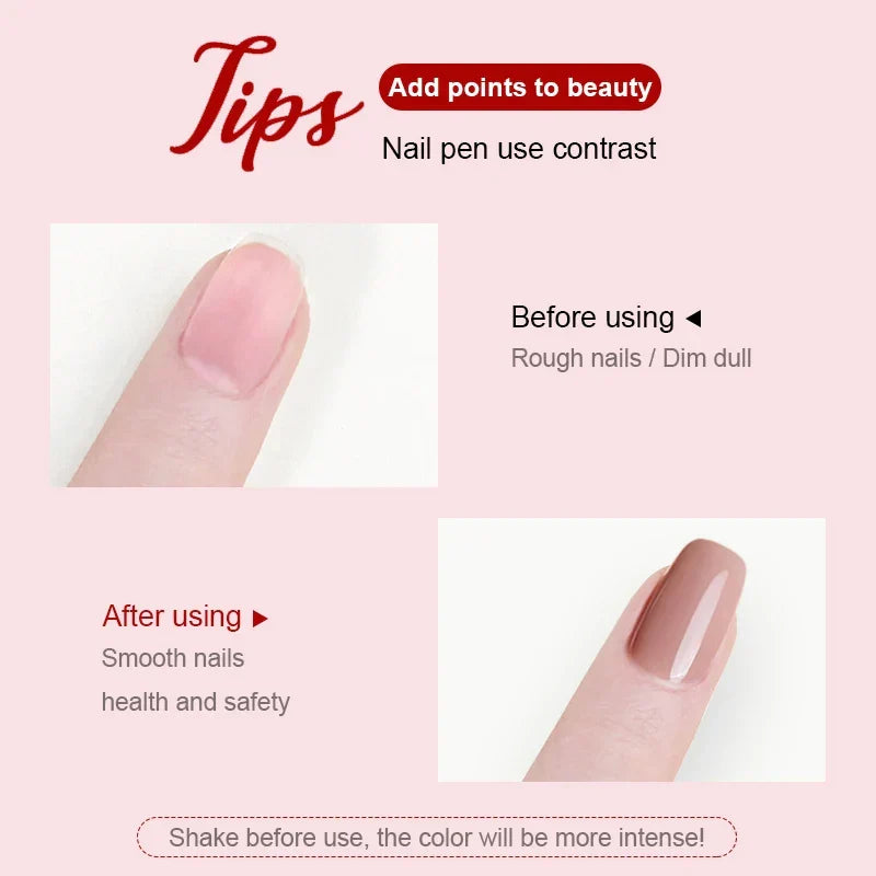 Gel Nail Art Pens Fast-Drying High-Pigment Formula for Precise Lines Ombre Gradients French Manicure Home Use 3-in-1 Polish | Thomler