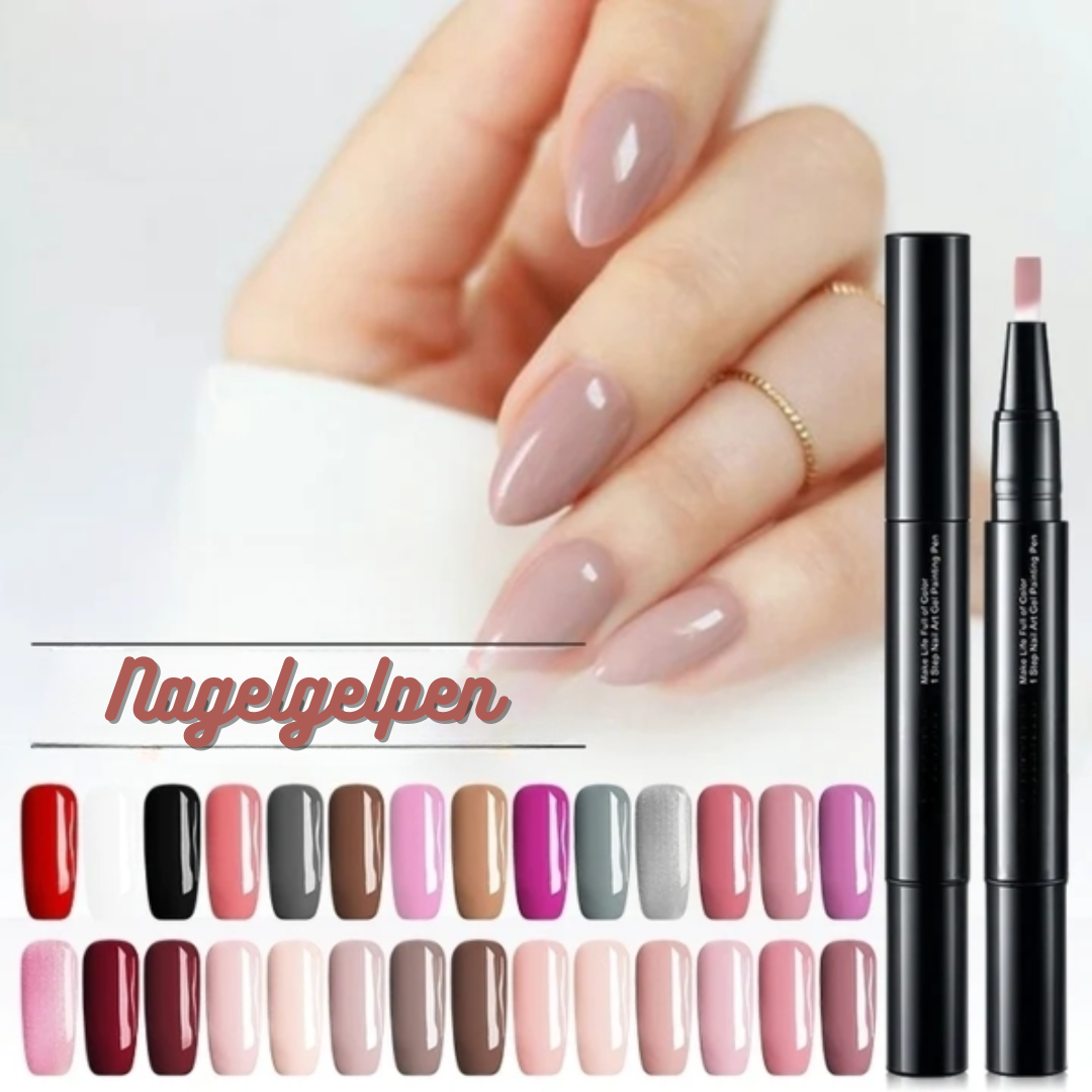 Gel Nail Art Pens Fast-Drying High-Pigment Formula for Precise Lines Ombre Gradients French Manicure Home Use 3-in-1 Polish | Thomler