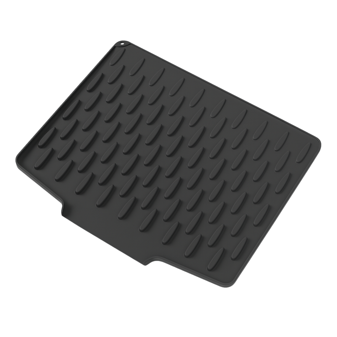 Silicone Dish Drying Mat – Heat-Resistant Kitchen Countertop Protector for Dishes & Cookware, Non-Slip Draining Pad, Dishwasher Safe | Thomler