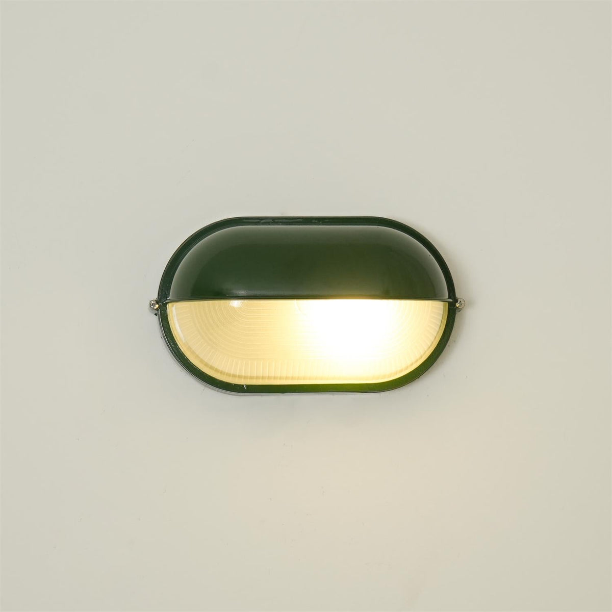 Industrial Outdoor Wall Light with Ribbed Glass Shade – Weatherproof Porch & Patio Sconce for Entryways, Doorways & Garden Lighting | Thomler