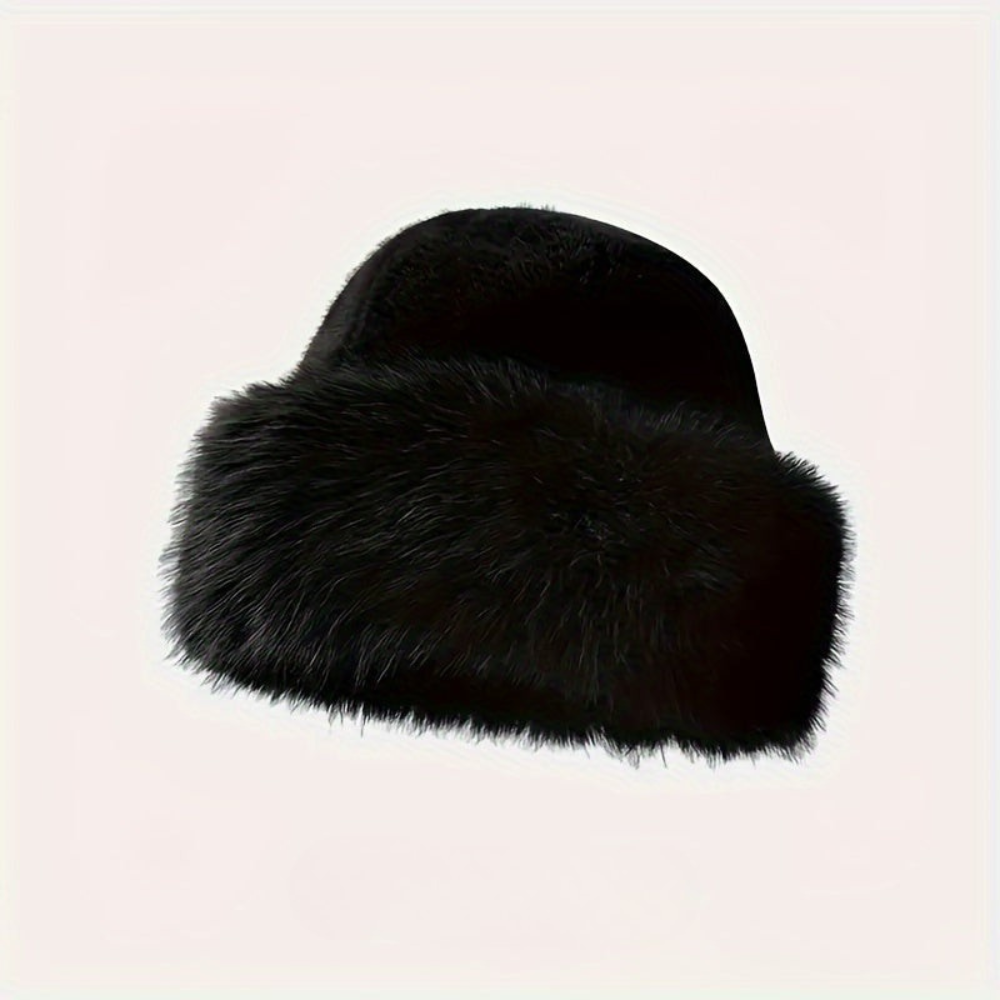 Faux Fur-Lined Knit Winter Beanie with Cozy Ear Flaps for Cold Weather | Thomler