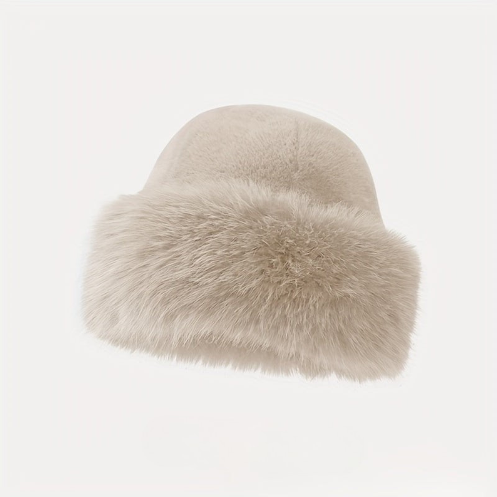 Faux Fur-Lined Knit Winter Beanie with Cozy Ear Flaps for Cold Weather | Thomler