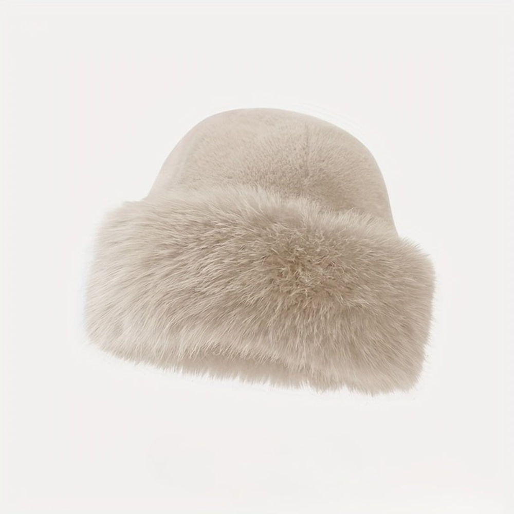 Faux Fur-Lined Knit Winter Beanie with Cozy Ear Flaps for Cold Weather | Thomler