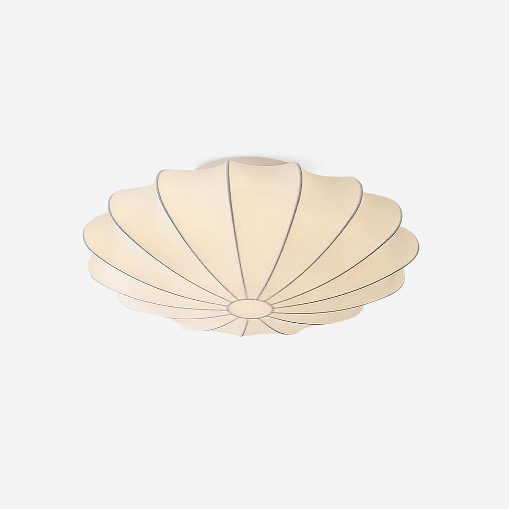 Ceiling Light Metal Silk 15.7 in White Indoor Living Room Bedroom Wall Mount Fixture Modern Decorative Lighting | Thomler