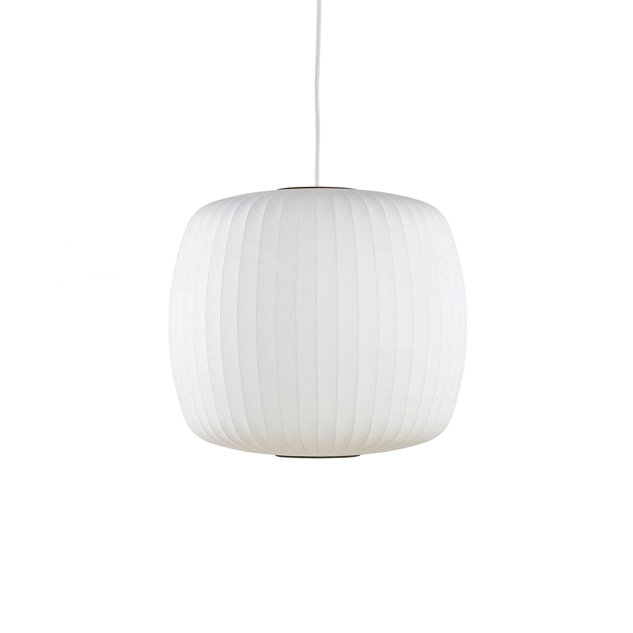 Bubble Silk Pendant Light 19.7 in White Ceiling Dining Room Modern Hanging Lamp | Thomler