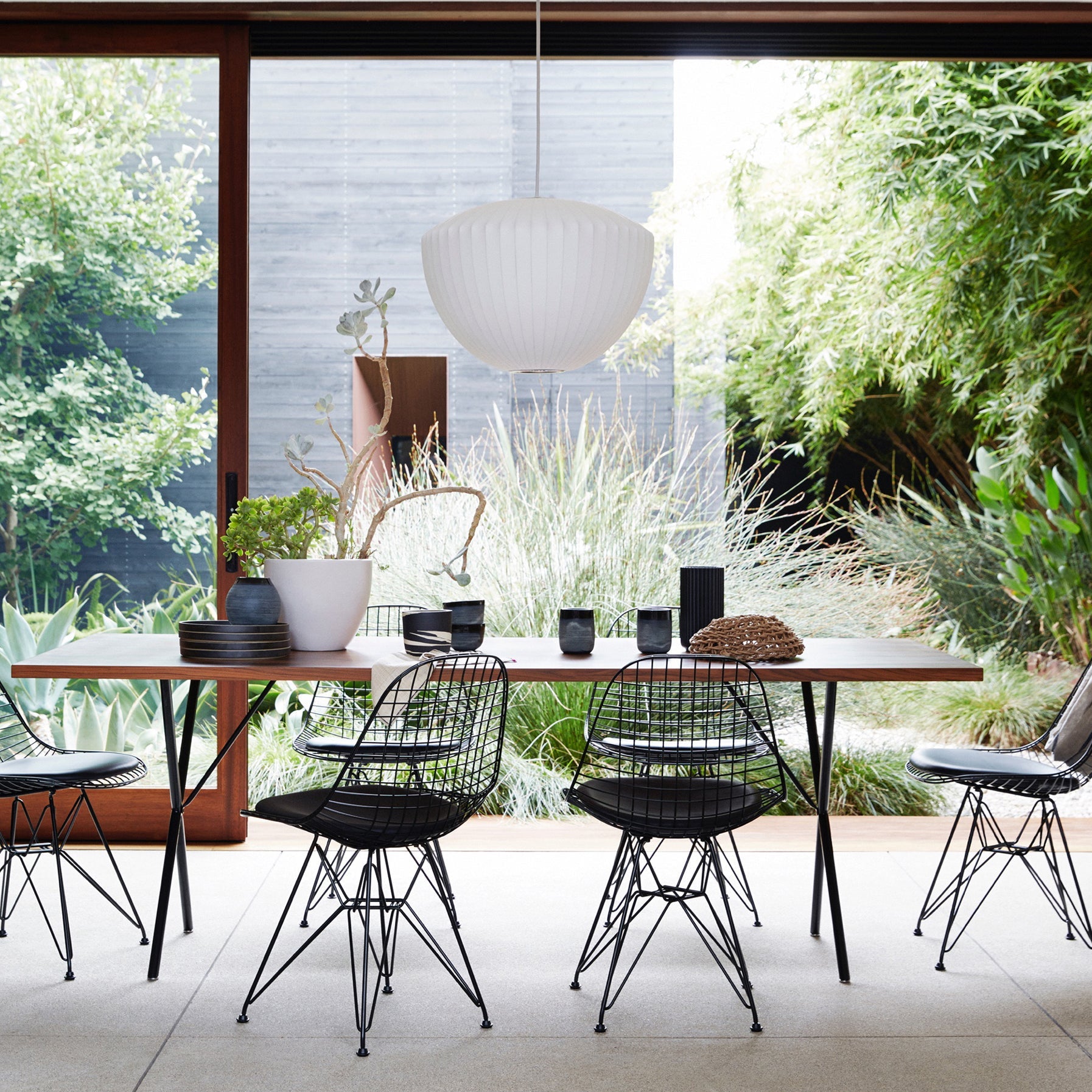 Bubble Silk Pendant Light 19.7 in White Ceiling Dining Room Modern Hanging Lamp | Thomler
