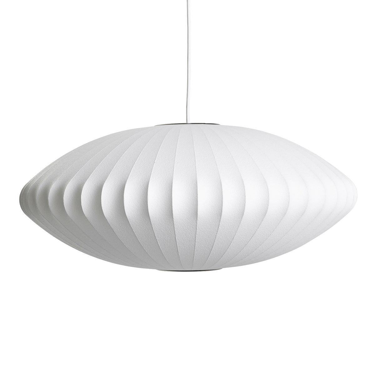 Bubble Silk Pendant Light 19.7 in White Ceiling Dining Room Modern Hanging Lamp | Thomler