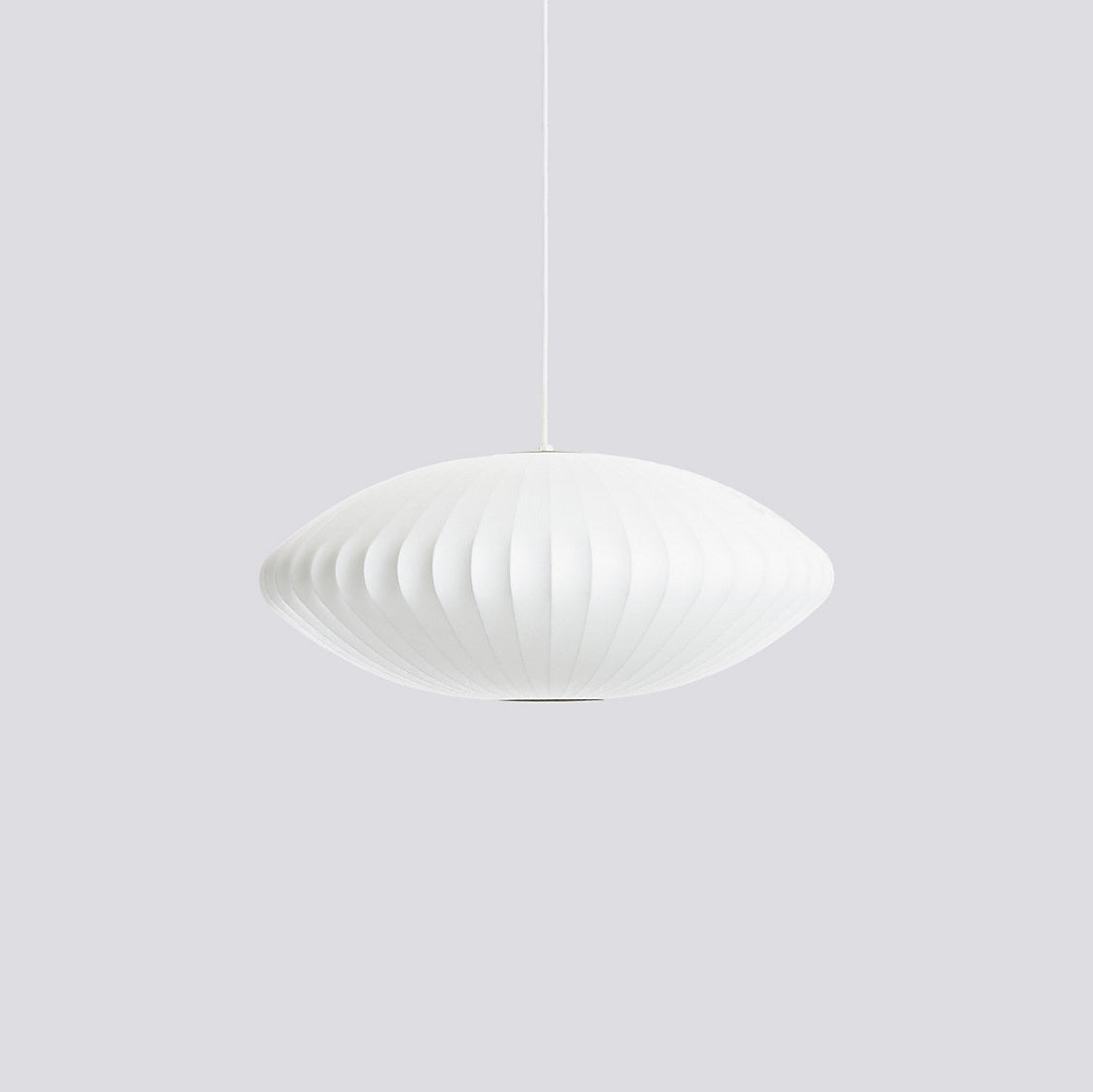 Bubble Silk Pendant Light 19.7 in White Ceiling Dining Room Modern Hanging Lamp | Thomler