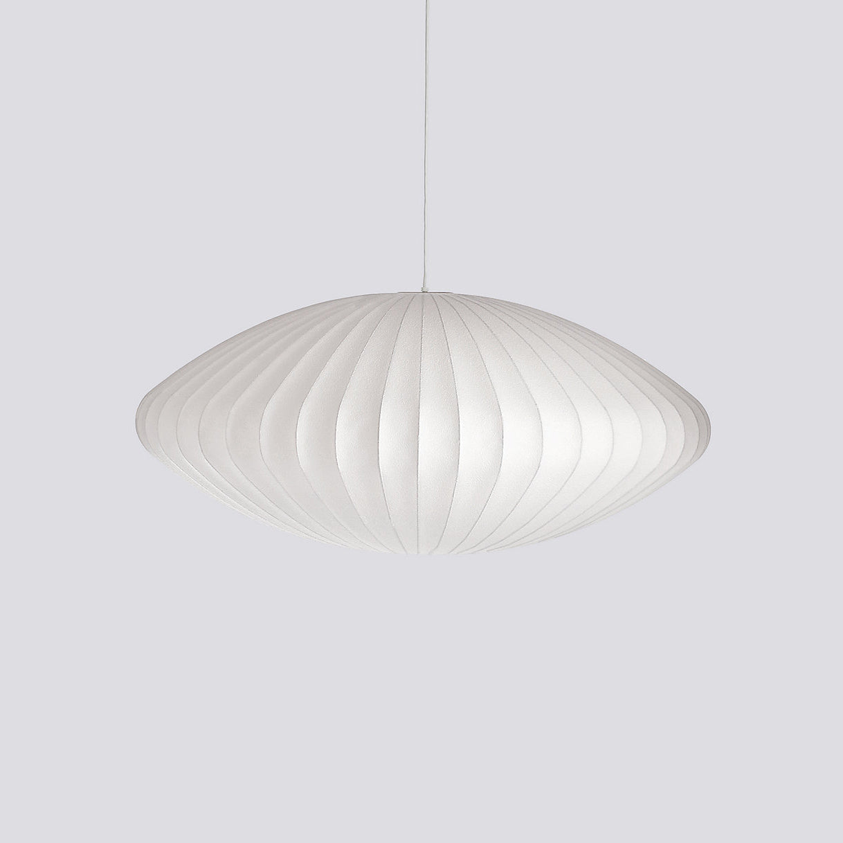 Bubble Silk Pendant Light 19.7 in White Ceiling Dining Room Modern Hanging Lamp | Thomler