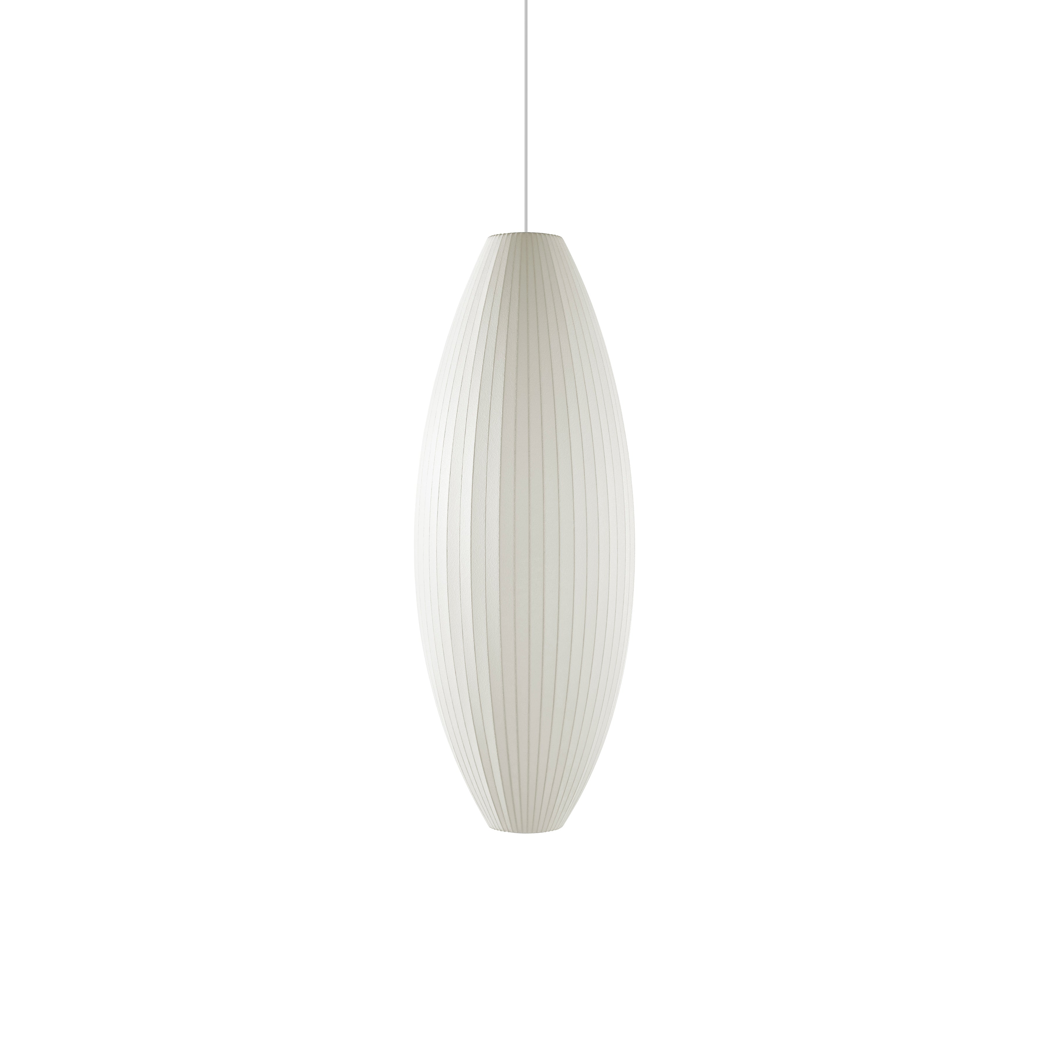 Bubble Silk Pendant Light 19.7 in White Ceiling Dining Room Modern Hanging Lamp | Thomler