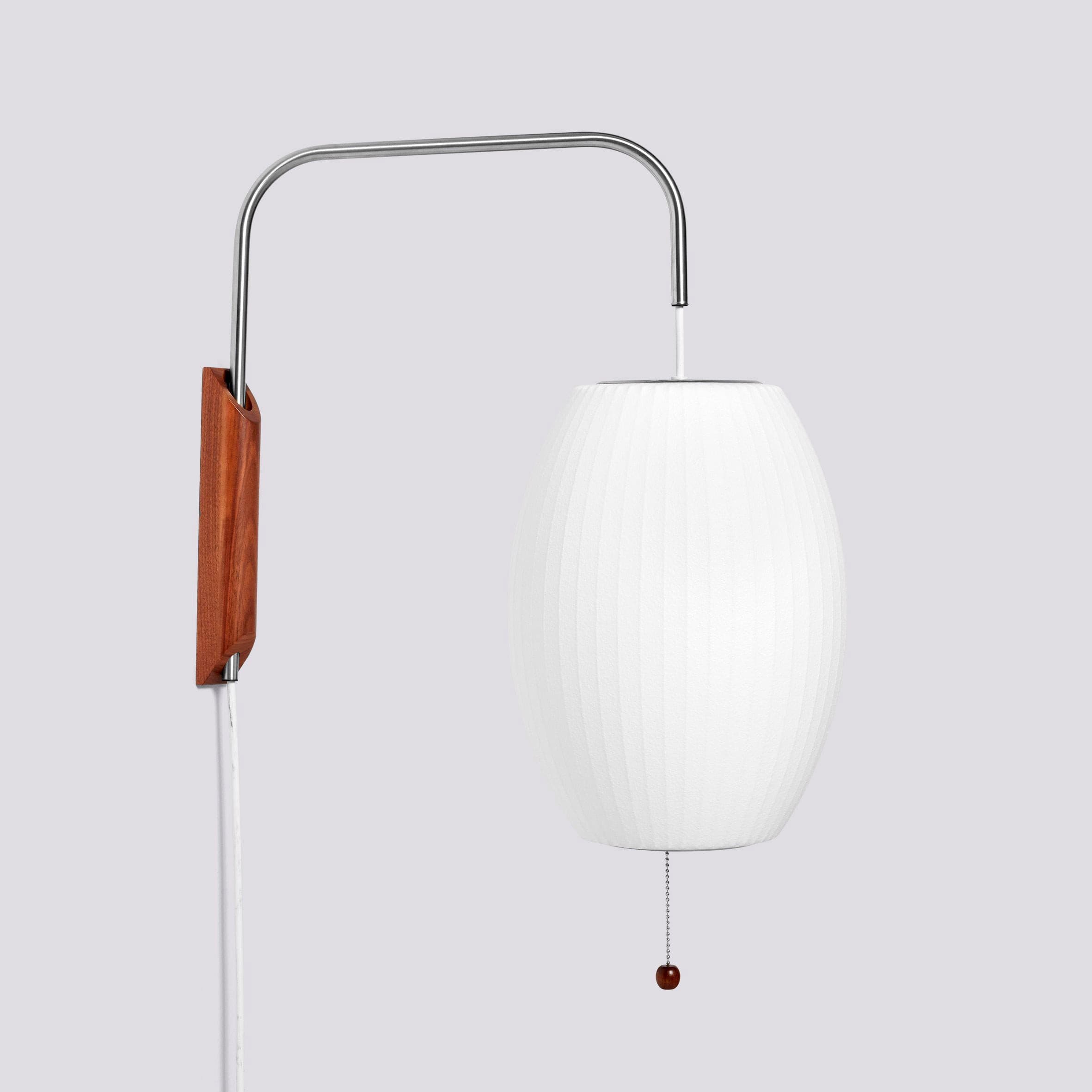 Wall Lamp Polymer Steel 11 in x 15.8 in Walnut Indoor Reading Bedroom Accent Lighting | Thomler
