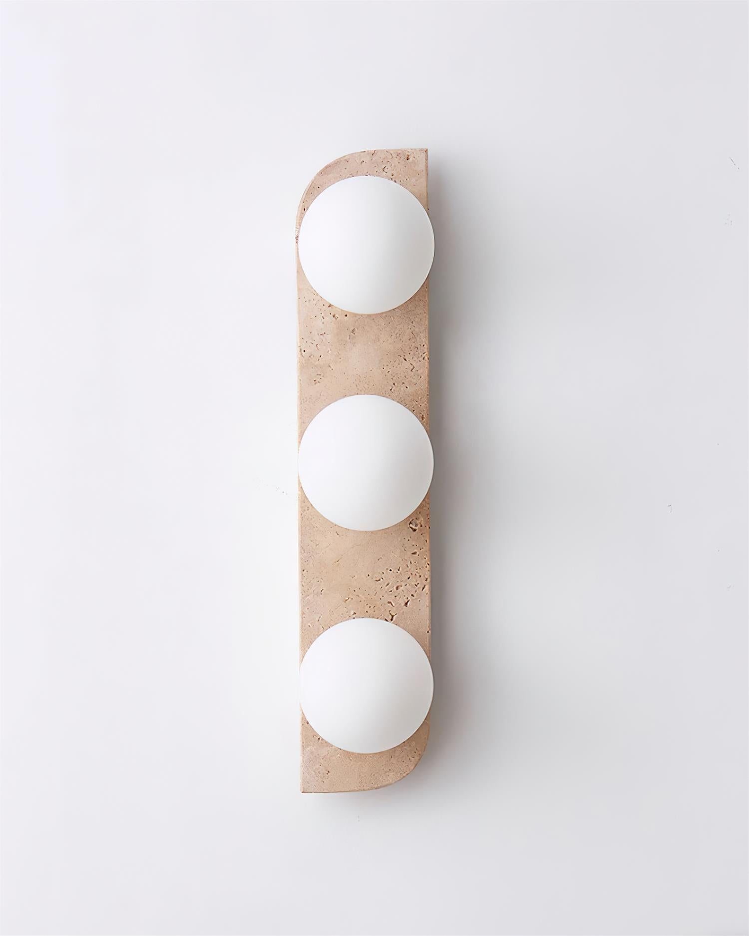 Wall Lamp Travertine Stone 7W G9 7 in Indoor Bathroom Hallway Lighting Fixture Modern Minimalist Design | Thomler
