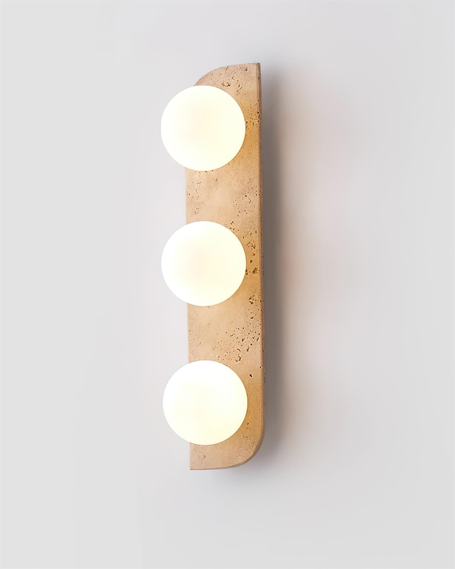 Wall Lamp Travertine Stone 7W G9 7 in Indoor Bathroom Hallway Lighting Fixture Modern Minimalist Design | Thomler