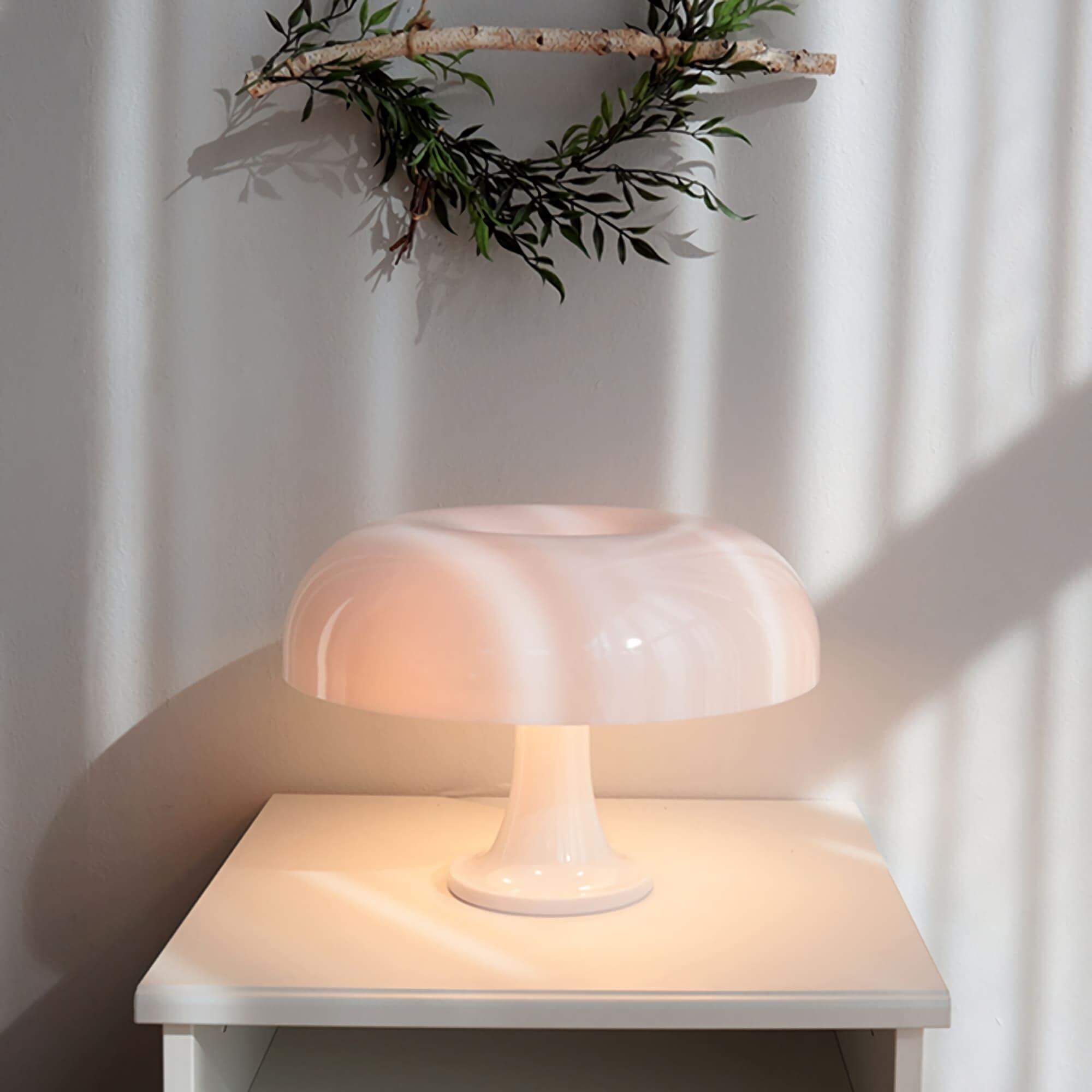 Table Lamp Metal 12.6 in Warm White Indoor Desk Reading Light Modern Minimalist Design | Thomler