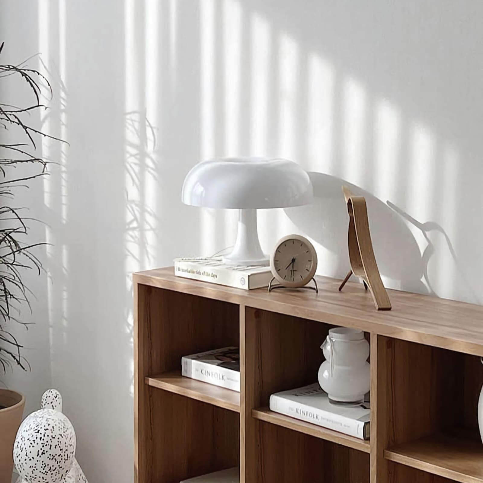 Table Lamp Metal 12.6 in Warm White Indoor Desk Reading Light Modern Minimalist Design | Thomler