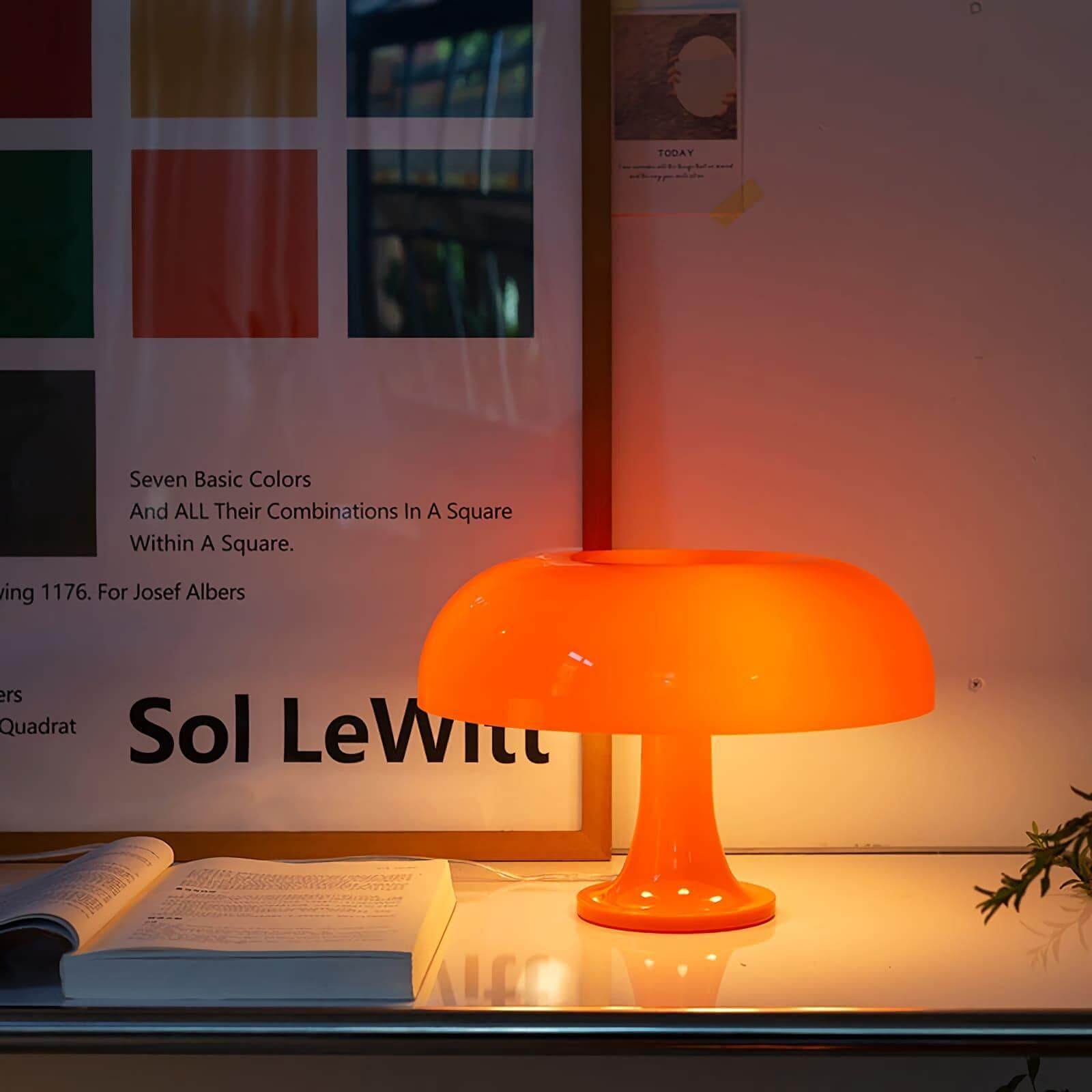 Table Lamp Metal 12.6 in Warm White Indoor Desk Reading Light Modern Minimalist Design | Thomler