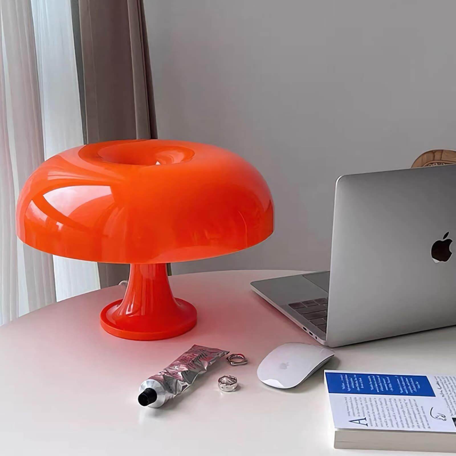 Table Lamp Metal 12.6 in Warm White Indoor Desk Reading Light Modern Minimalist Design | Thomler