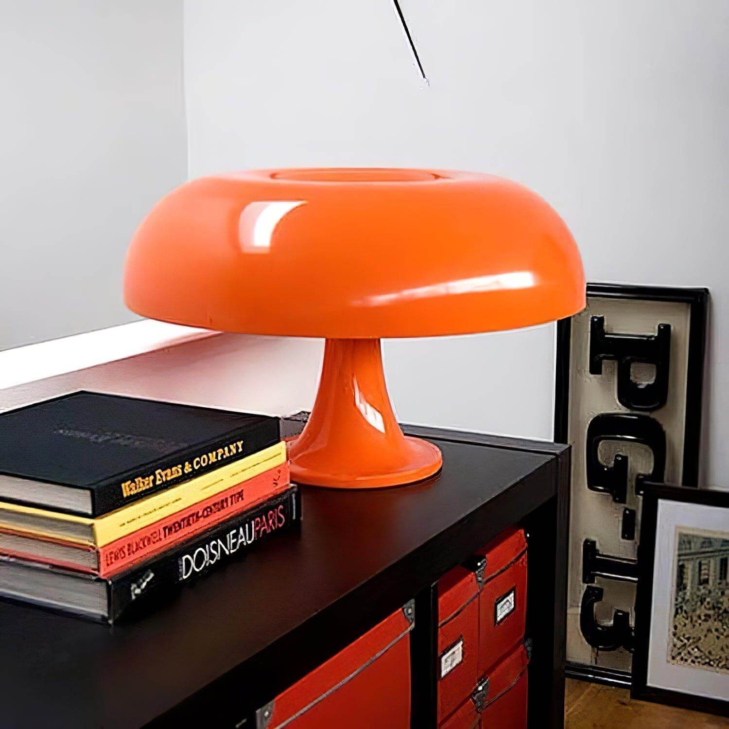 Table Lamp Metal 12.6 in Warm White Indoor Desk Reading Light Modern Minimalist Design | Thomler