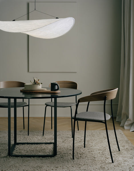 Pendant Light Tyvek 129.0 cm Cloud-Shaped Dimmable Ceiling Lamp White Dining Room Living Area Statement Lighting | Thomler