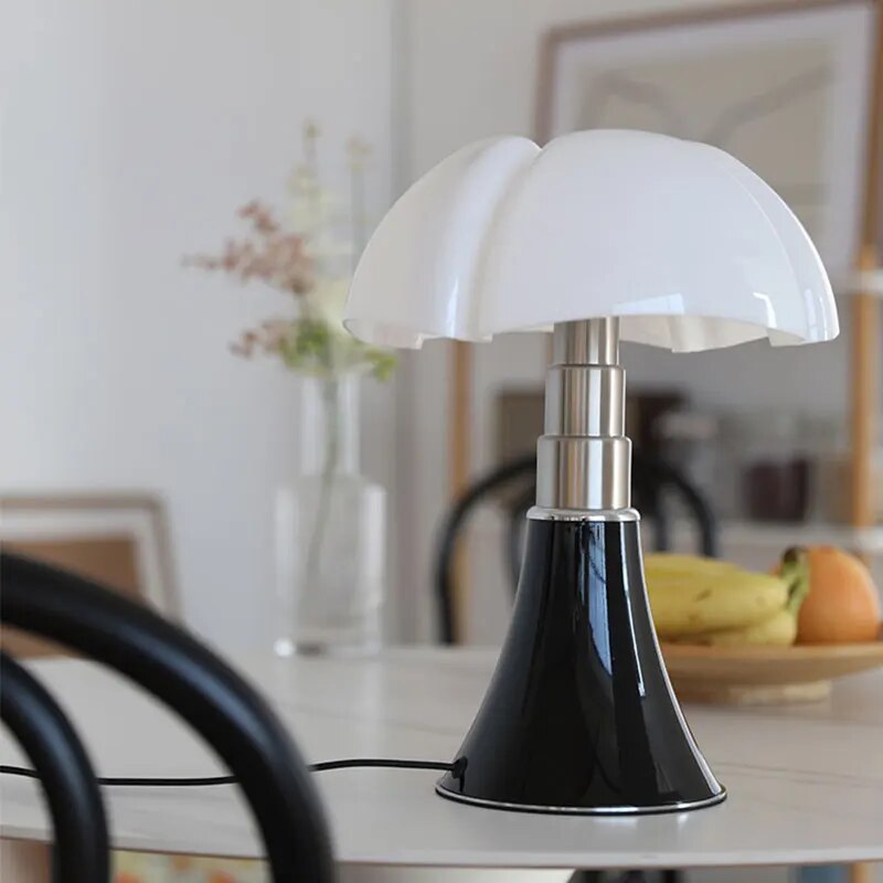 Table Lamp Acrylic LED 49.0 cm Black Bedroom Living Room Dimmable Touch Control Scandinavian Accent Lighting | Thomler