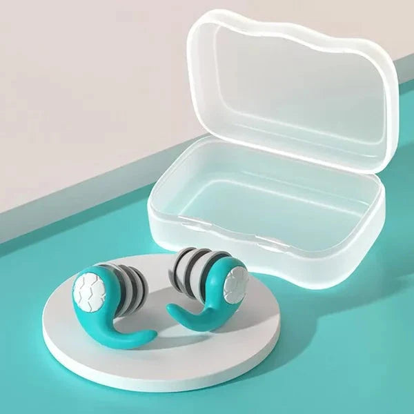 Reusable Silicone Sleep Earplugs for Noise Blocking – Soft Comfort Fit for Night Rest, Study & Travel | Thomler