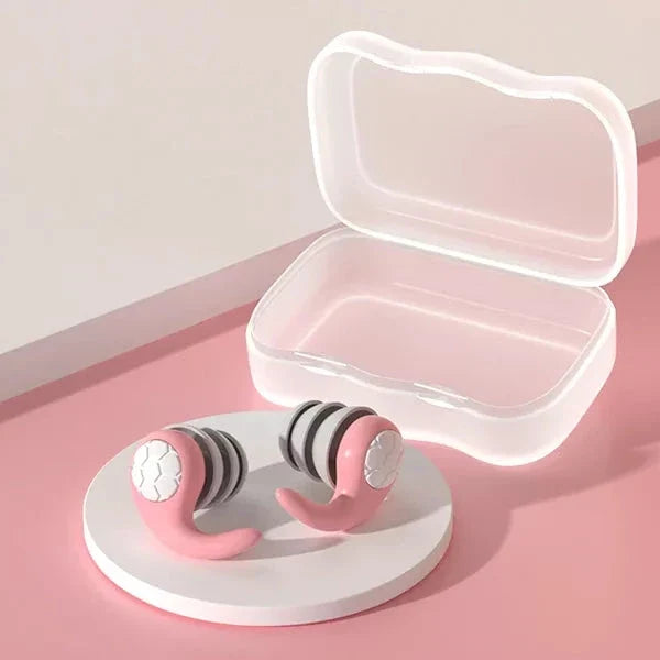 Reusable Silicone Sleep Earplugs for Noise Blocking – Soft Comfort Fit for Night Rest, Study & Travel | Thomler