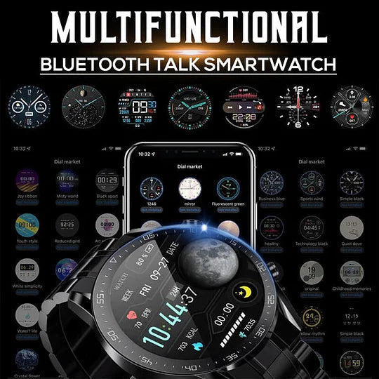 Fitness Smartwatch with Bluetooth Calling & Heart Rate Monitor – Health Tracker with Blood Pressure & SpO2 Sensor | Thomler