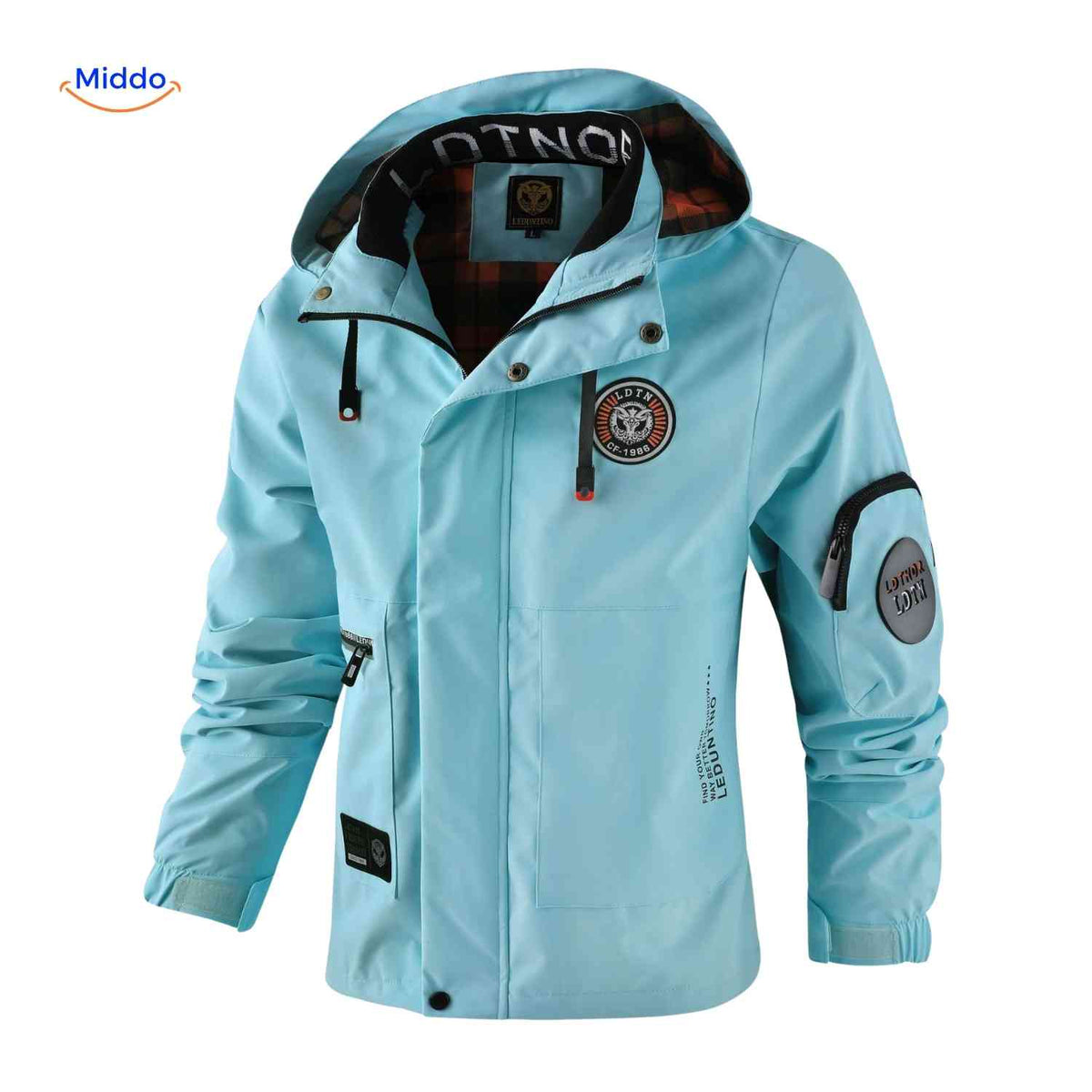 Men's Hooded All-Weather Jacket – Water-Resistant Cotton-Blend Parka for Fall & Spring | Thomler