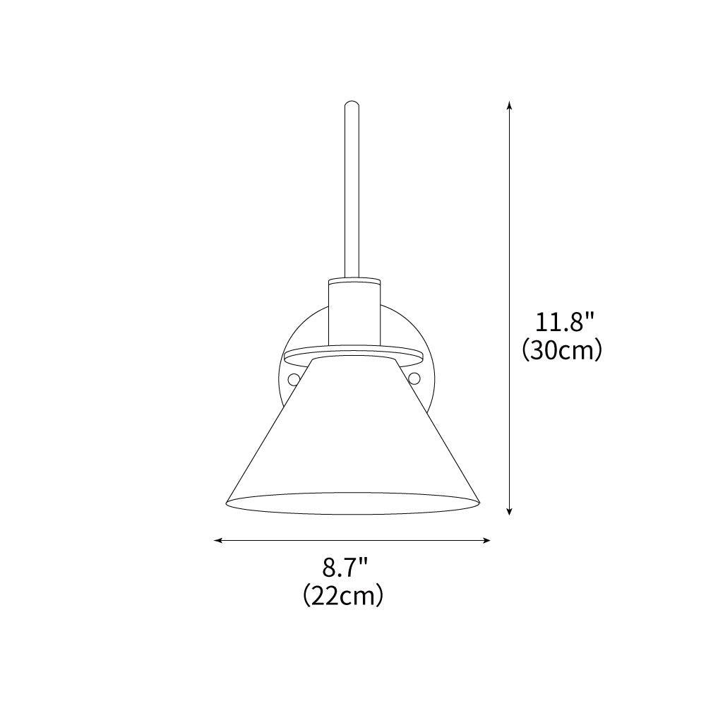 Industrial Iron Sconce Light for Hallways Kitchens & Entryways – Modern Matte Side Lighting for Residential and Commercial Use | Thomler