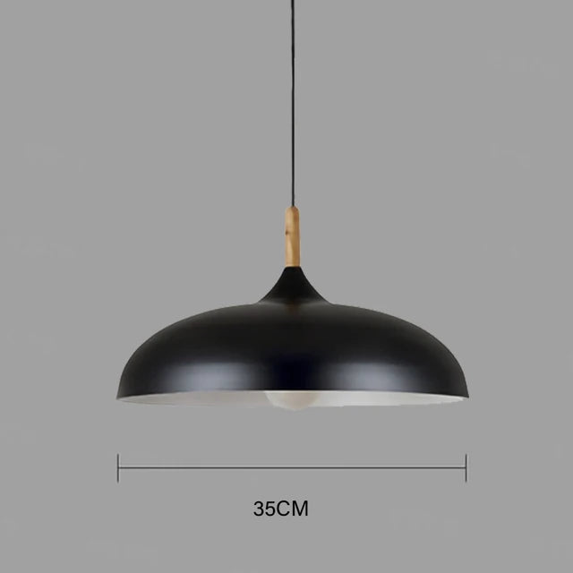 Oak Wood LED Ceiling Light Scandinavian Minimalist Flush Mount for Living Room Bedroom Dining Room Modern Nordic Style Fixture Adjustable | Thomler
