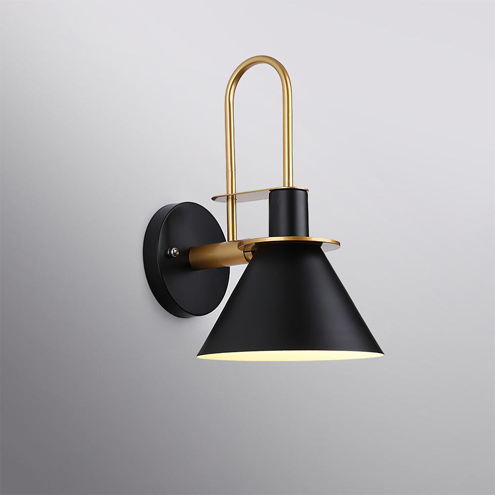 Industrial Iron Sconce Light for Hallways Kitchens & Entryways – Modern Matte Side Lighting for Residential and Commercial Use | Thomler