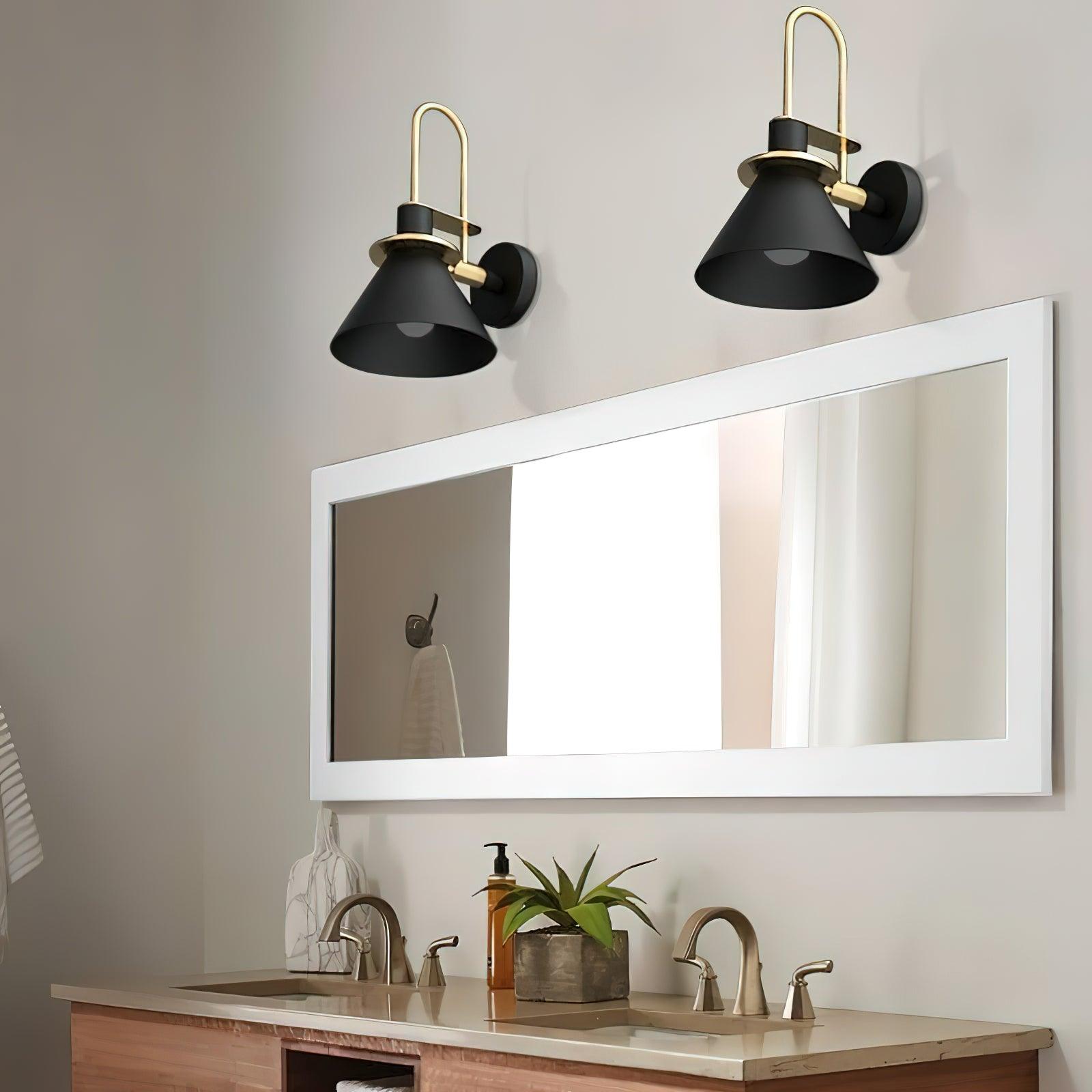 Industrial Iron Sconce Light for Hallways Kitchens & Entryways – Modern Matte Side Lighting for Residential and Commercial Use | Thomler