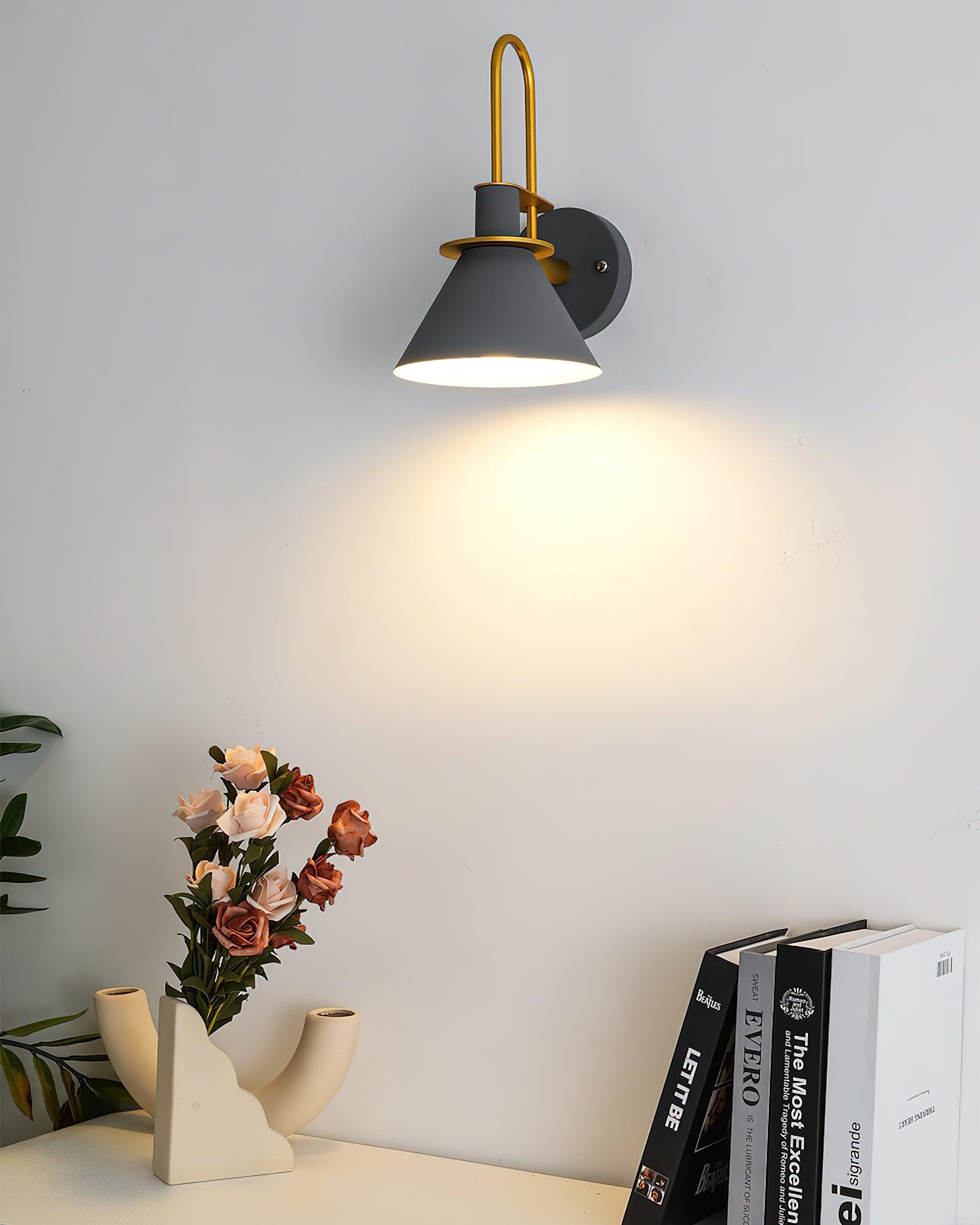 Industrial Iron Sconce Light for Hallways Kitchens & Entryways – Modern Matte Side Lighting for Residential and Commercial Use | Thomler