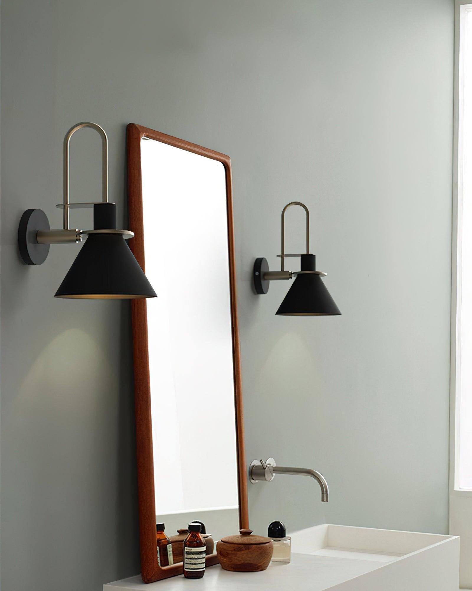 Industrial Iron Sconce Light for Hallways Kitchens & Entryways – Modern Matte Side Lighting for Residential and Commercial Use | Thomler