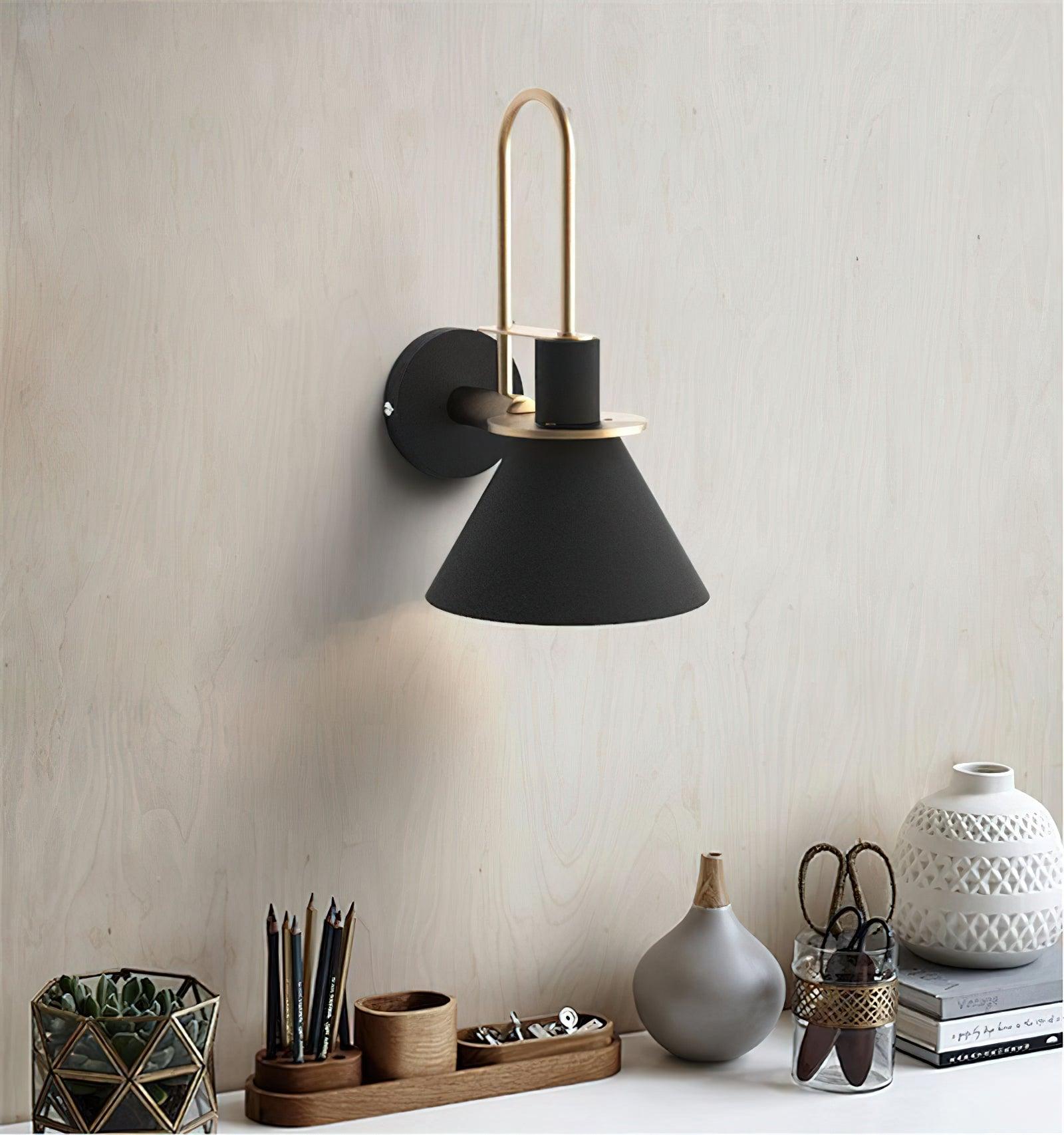 Industrial Iron Sconce Light for Hallways Kitchens & Entryways – Modern Matte Side Lighting for Residential and Commercial Use | Thomler