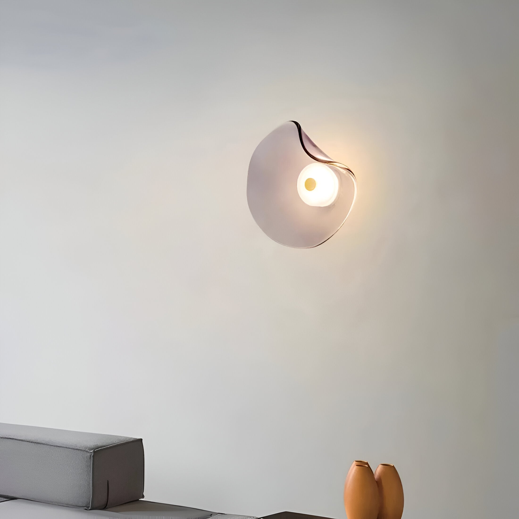 Wall Lamp Glass 25.0 cm Warm White LED Bedroom Living Room Up Down Light Modern Nordic Sconce | Thomler