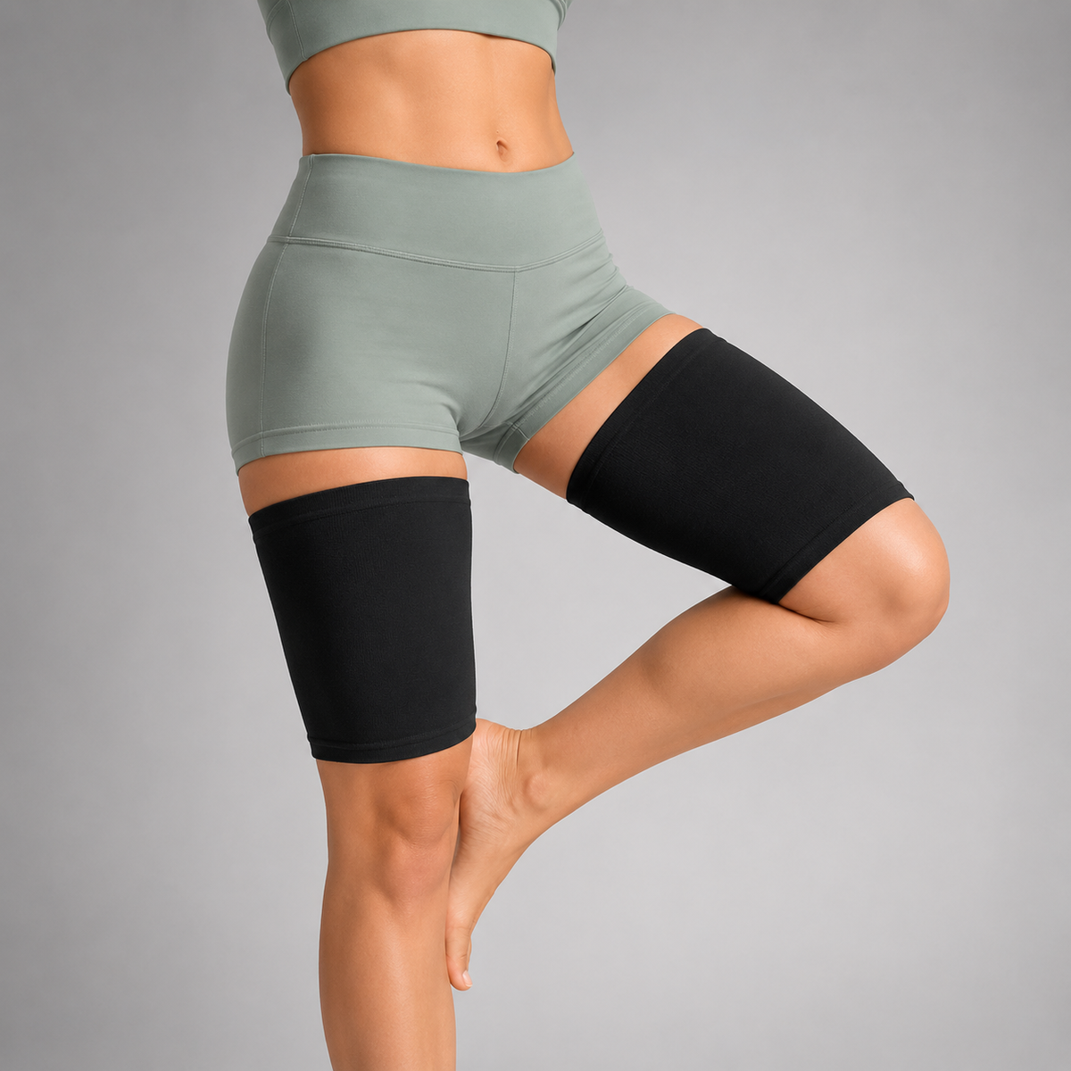Leg Compression Sleeve for Thigh Support & Muscle Stability – Breathable Fabric for Active Lifestyles | Thomler