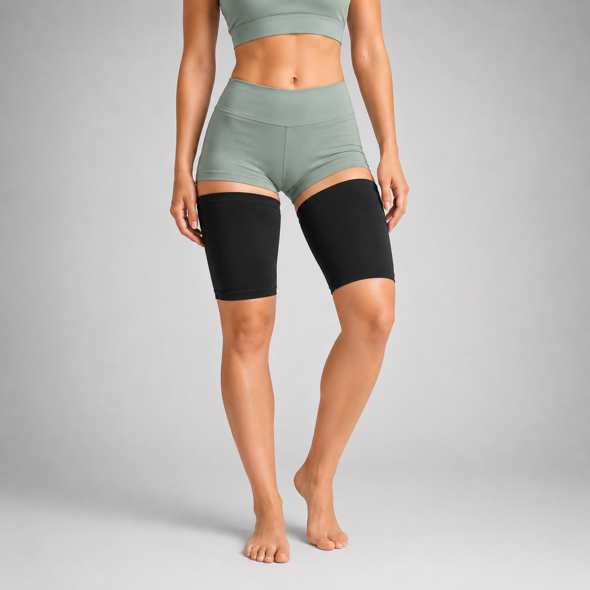 Leg Compression Sleeve for Thigh Support & Muscle Stability – Breathable Fabric for Active Lifestyles | Thomler