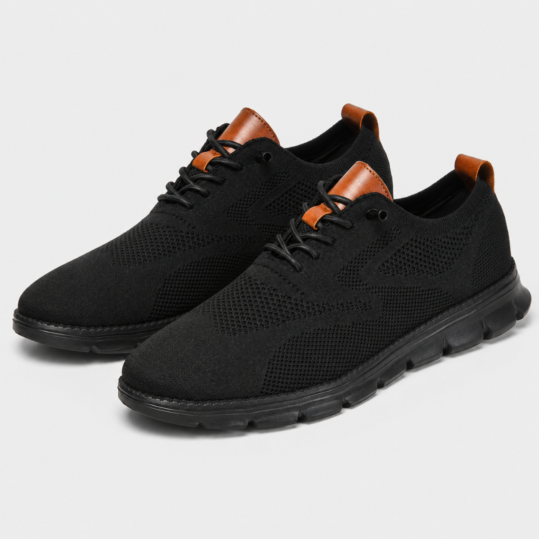 Lightweight Breathable Mesh Sneakers for Men – Cushioned All-Day Comfort Lace-Up Athletic Shoes | Thomler
