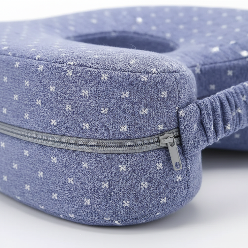Ergonomic Knee Cushion for Side Sleepers – Contoured Hip Alignment Support Pillow with Adjustable Strap – Breathable Memory Foam for Lower | Thomler