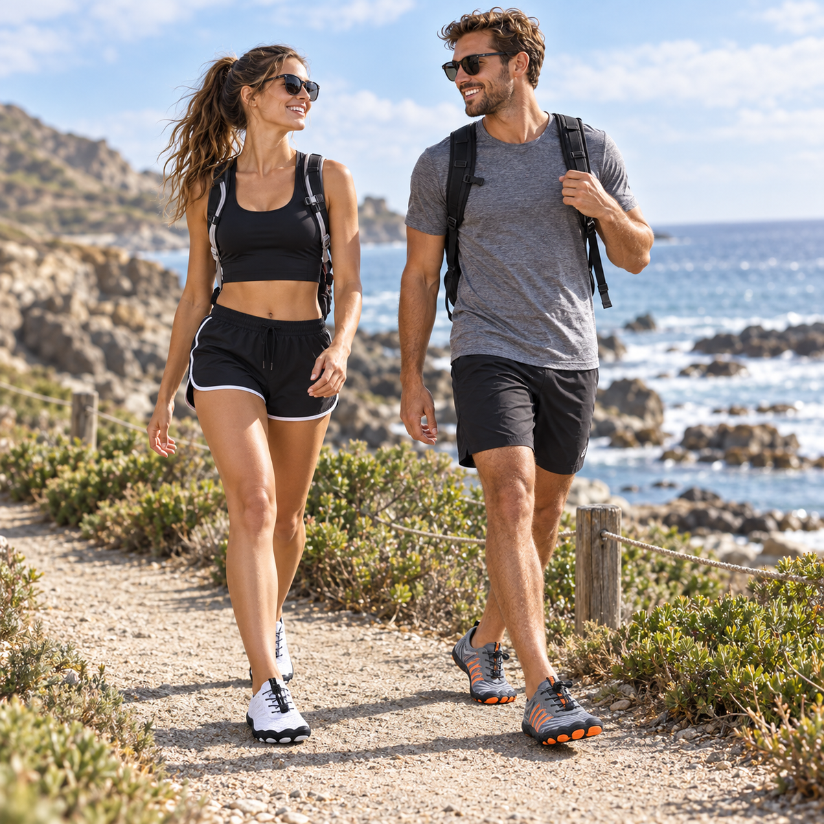 Lightweight Water Shoe for Hiking, Swimming & Trail Running – Fast-Drying Flexible Barefoot Design for Men & Women, Amphibious Sports | Thomler